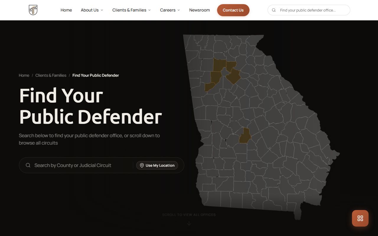 Georgia Public Defender Council Toombs Judicial Circuit public defender listing