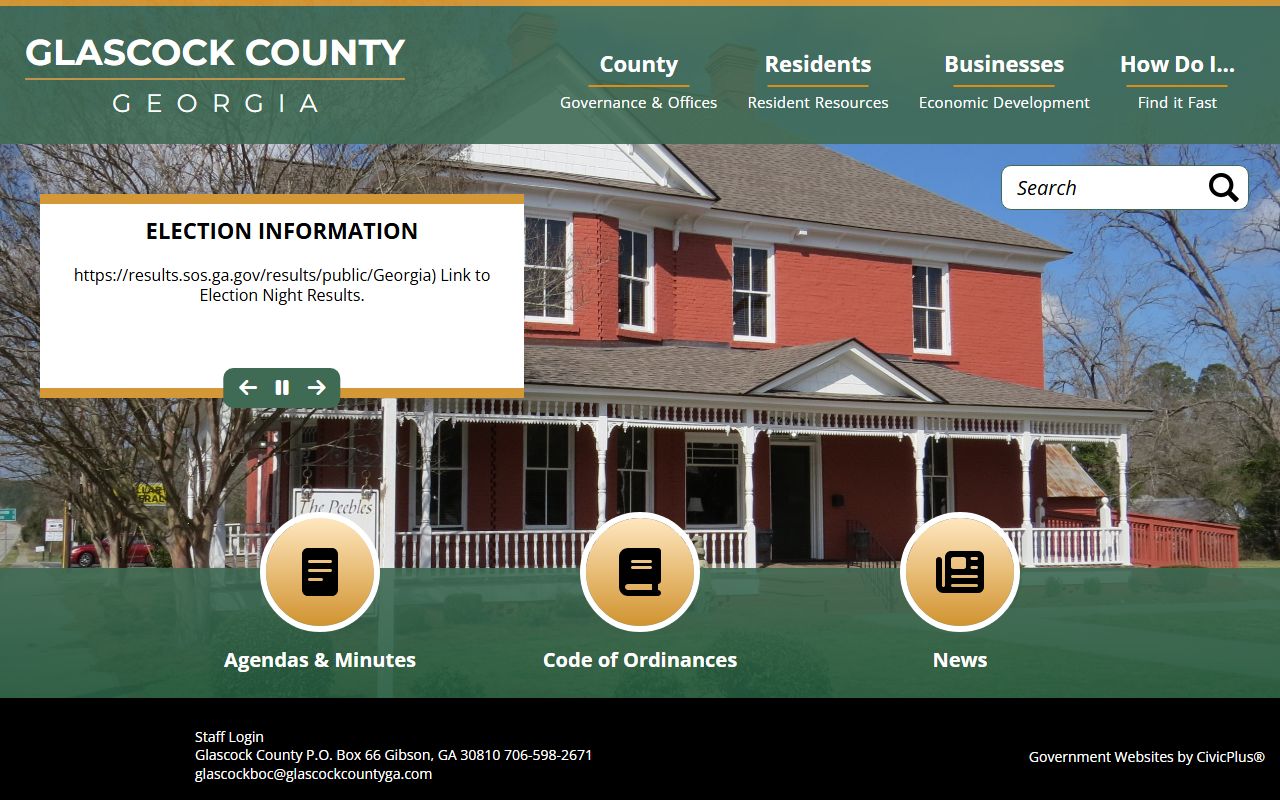 Glascock County court records official county homepage